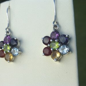 CHAKRA GEMSTONE EARRINGS